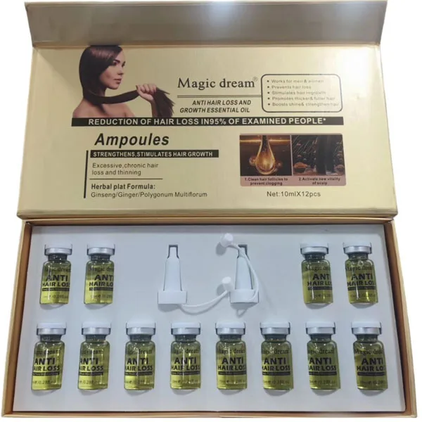 Magic-dream-ANTI-HAIR-LOSS-AND-GROWTH-ESSENTIAL-OIL-Ampoules خرید و قیمت کوکتل ضد ریزش مو مجیک دریم