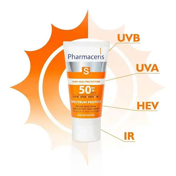 کرم ضد آفتاب و مرطوب کننده +SPF50 فارماسریز