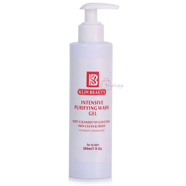KLIN-BEAUTY-INTENSIVE-PURIFYING-WASH-GEL-200-ml ژل شستشوی پوست چرب کلین بیوتی KLIN BEAUTY