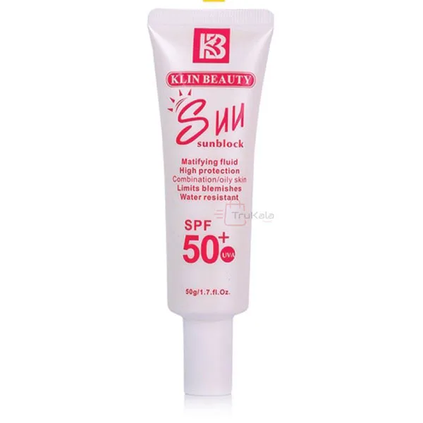 Klin-Beauty-Sunblock-SPF-50-50-ml خرید و قیمت ضد افتاب فلوئیدی کلین بیوتی