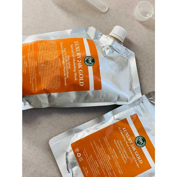 ماسک دوفاز برند بست کلین best klin عصاره لاکچری گلد