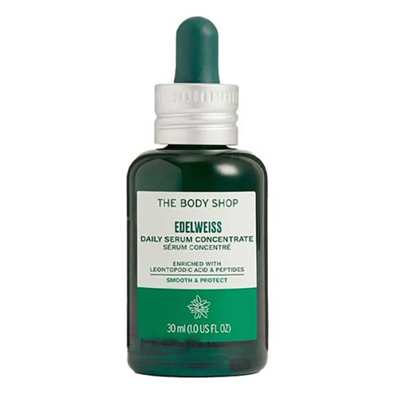 BODY-SHOP-EDELWEISS-DAILY-SERUM-30-ml سرم کنستانتره جوانساز ادلوایس بادی شاپ