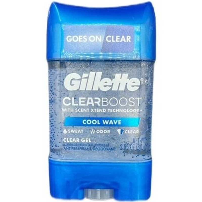 Gillette-High-Performance-Clearboost-Cool-Wave استیک ضد تعریق کول ویو ژیلت