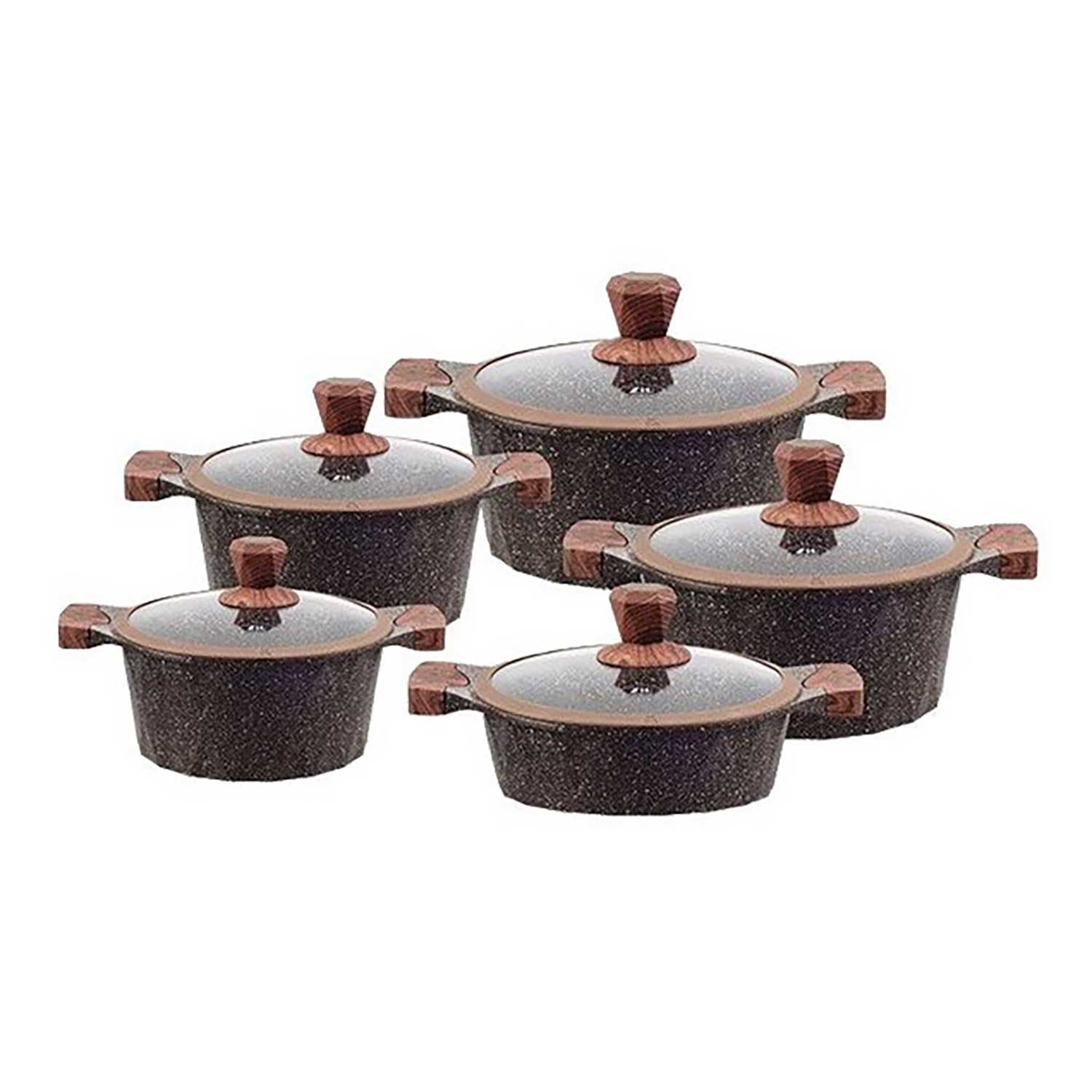 Cockware-Set-Diamond-Casserole-Set-zio-z-7110DD سری قابلمه زیو 7110 دایموند