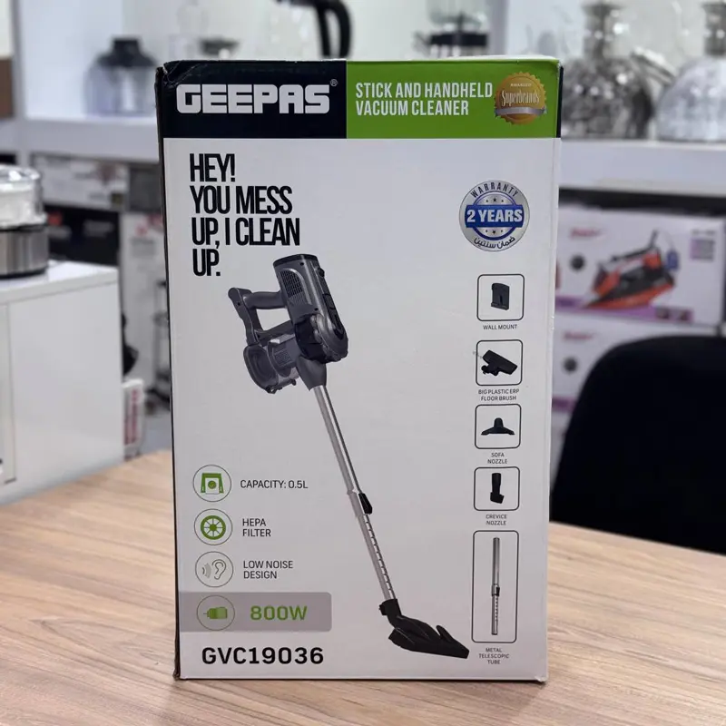 جاروبرقی پرتابل جیپاس مدل GVC 19036