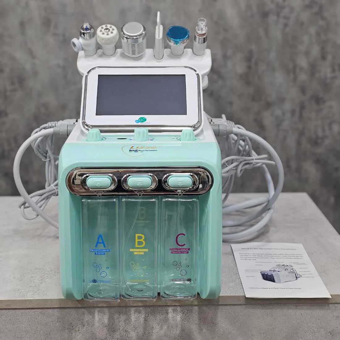 Six-in-one-heavy-duty-hydrofacial-device-lizze-2 هیدروفشیال شش کاره لیز
