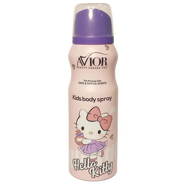 Avior-Kids-Spray-Hello-Kitty-Model,-130-Ml-4 اسپری بدن دخترانه آویور مدل Hello kitty