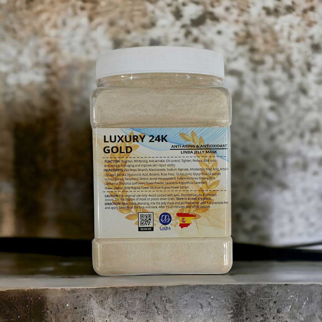 ماسک هیدروژلی طلا 24 عیار لیندا