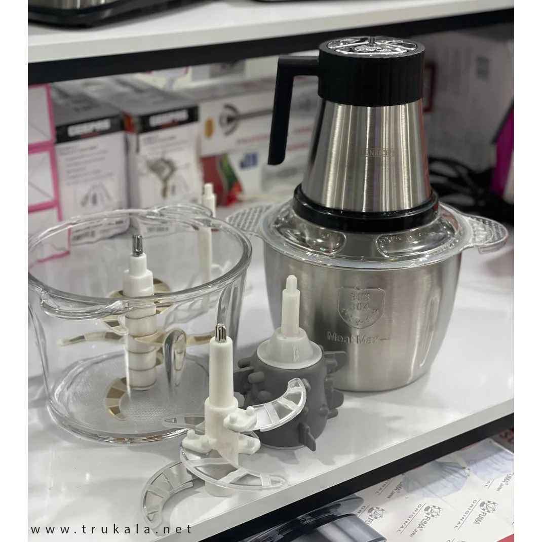 Henrich-HC-6185-Dual-Bowl-Chopper-8 خردکن دوکاسه هنریچ مدل HC-6185