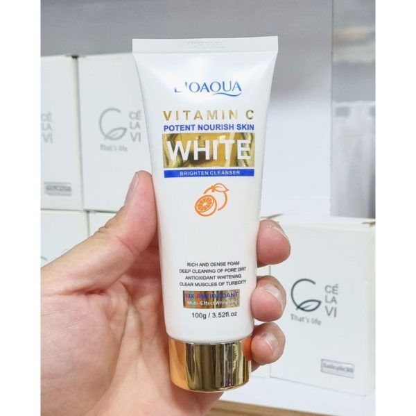 فوم شستشوی ویتامین c بیوآکوا