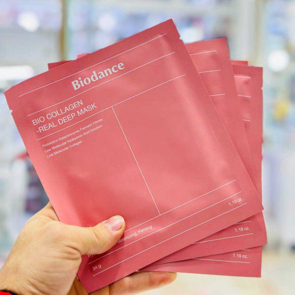 ماسک چهارتایی ورقه ای بیوکلاژن بایودنس