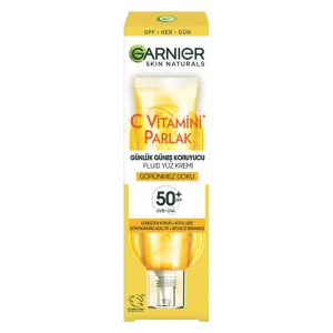 کرم ضد آفتاب بی رنگ ویتامین سی گارنیر