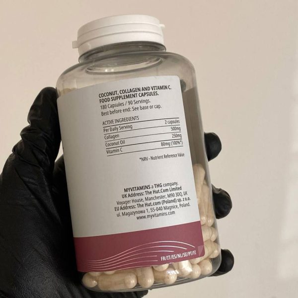 کپسول تقویت پوست،مو وناخن کوکونات کلاژن مای ویتامینز