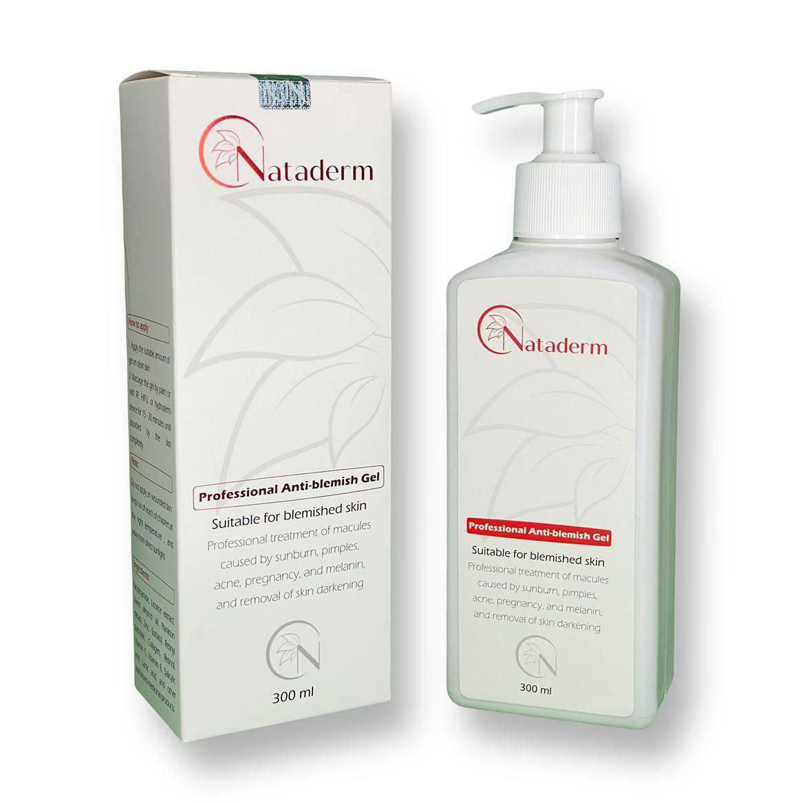Nataderm-anti-blemish-hydrodermic-gel-300-ml ژل هیدرودرمی ضد لک ناتادرم