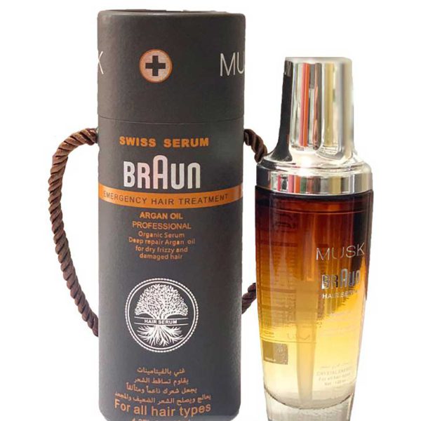 خرید سرم مو روغن آرگان براون