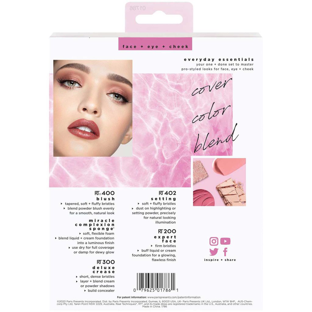 تاثیرات ست براش 5 عددی ریل تکنیک+