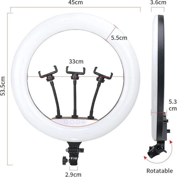 قیمت رینگ لایت مدل MJ45-RGB