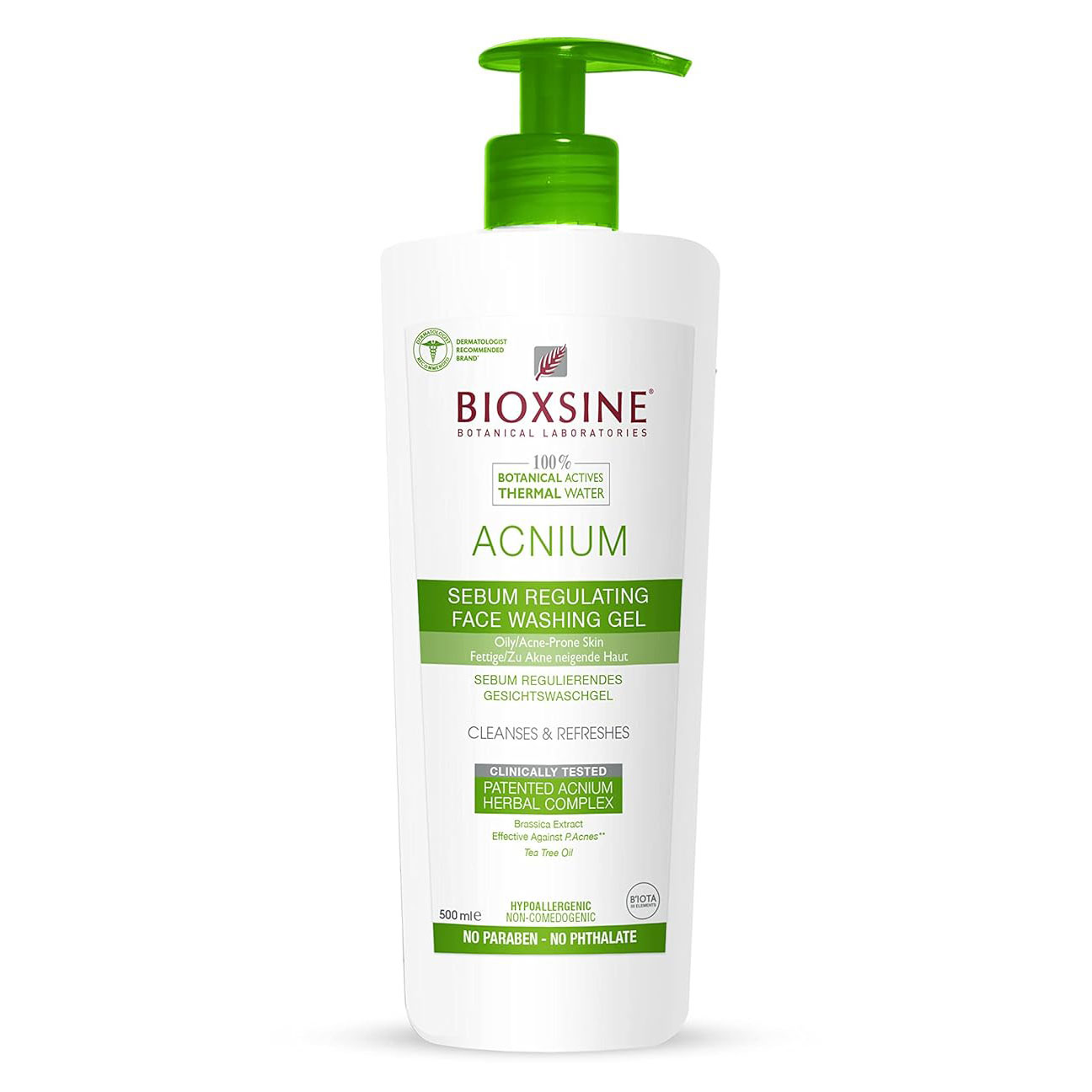 Bioxcin-Acnium-Sebum-Balancing-Face-Wash-Gel-500-ml ژل شستشو صورت ضد جوش بیوکسین