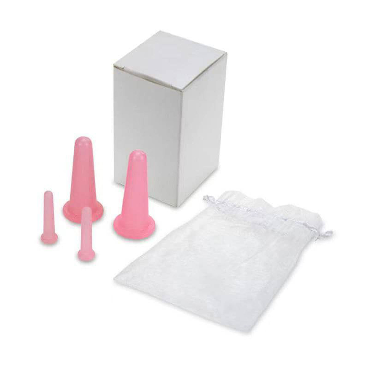 Silicone-suction-cup-for-face-aund-body,-set-of-4 کاپ سیلیکونی بادکش