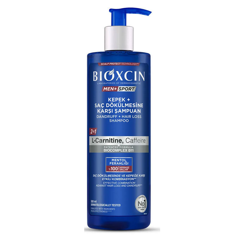 bioxcin-men-sport-kepe-ve-sac-dokulmesine-karsi-sampuan-500-ml-bioxcin-193293-83-B شامپو ضد شوره بیوکسین