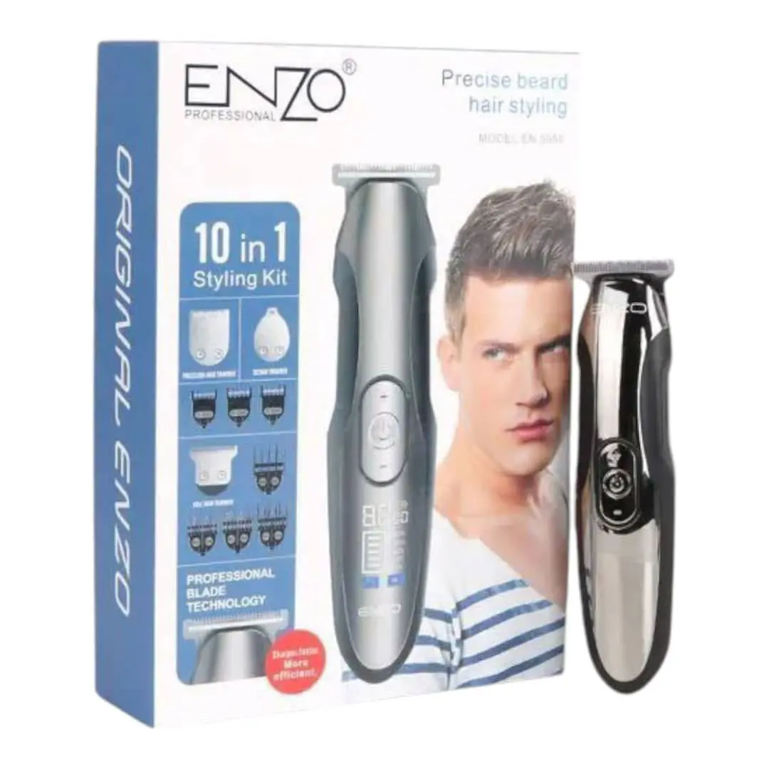 8-in-1-Men's-Trimmer-Brand-ENZO-Model-EN-5055 خرید ماشین خط زن انزو EN-5055