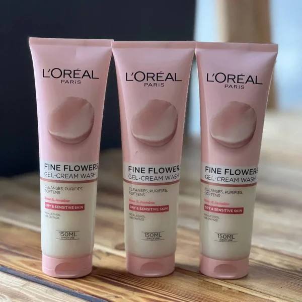 ژل شستشو گل رز لورال