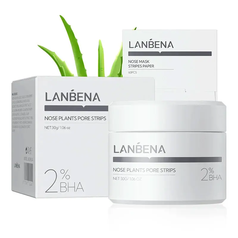 Lanbana-Blackhead-Nose-Patch-New-Series-Contains-2%-BHA-00 خرید چسب بینی جوش سرسیاه لانبنا