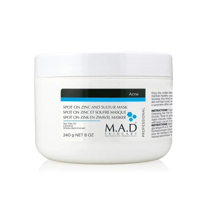 ماسک زینک و گوگرد ضد جوش ام ای دی