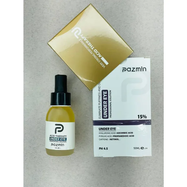 پیلینگ شیمیایی دور چشم ضد لک و چروک پازمین