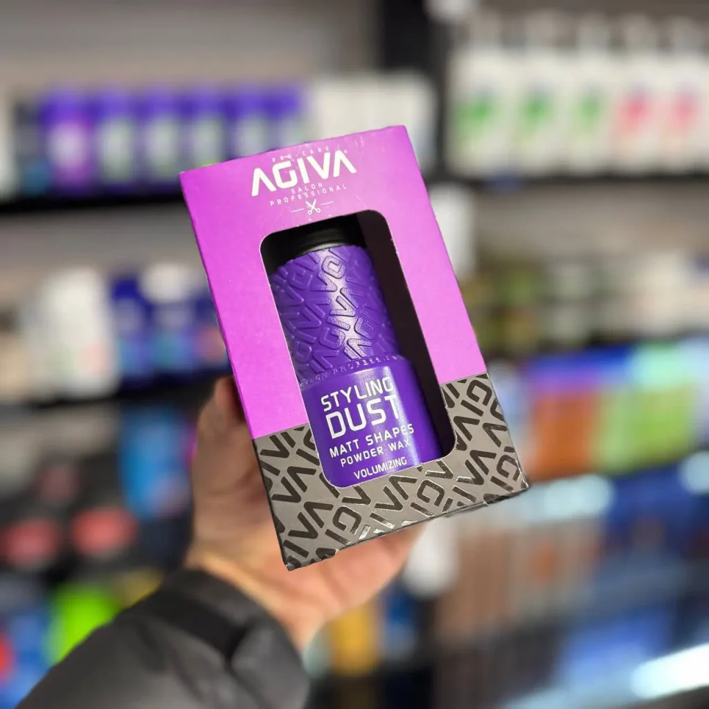 خرید پودر حجم دهنده مو آگیوا بنفش شماره 4