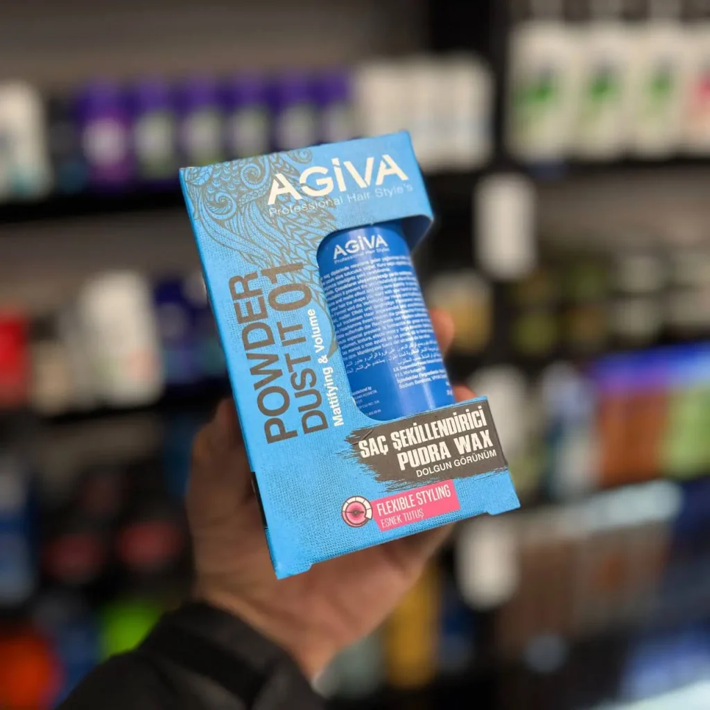 پودر حجم دهنده مو آگیوا آبی شماره 01