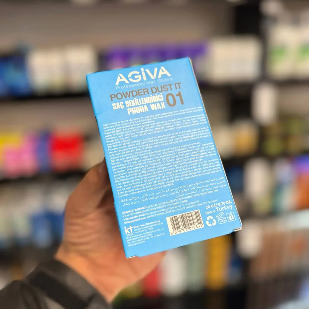 پودر حجم دهنده مو آگیوا آبی شماره 01