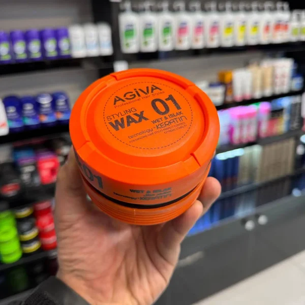 خرید واکس مو نارنجی 01 آگیوا