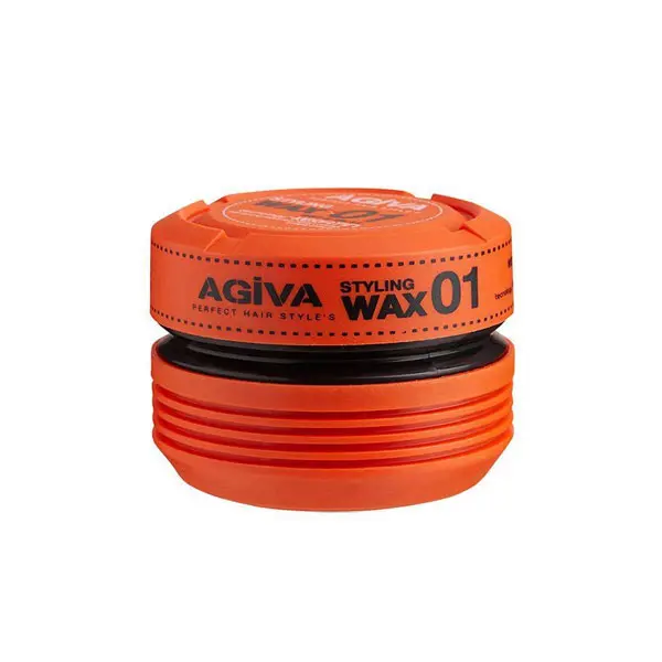 Agiva-Hair-Wax-WET-Model-No-01 واکس مو نارنجی 01 آگیوا