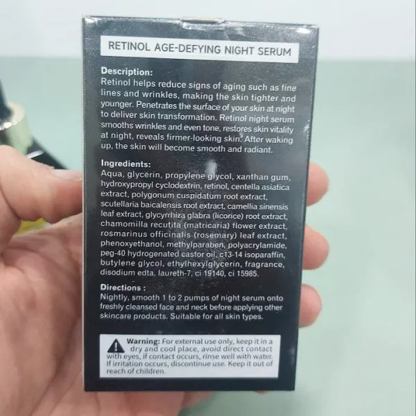 قیمت سرم شب ضد پیری رتینول دکتر راشل