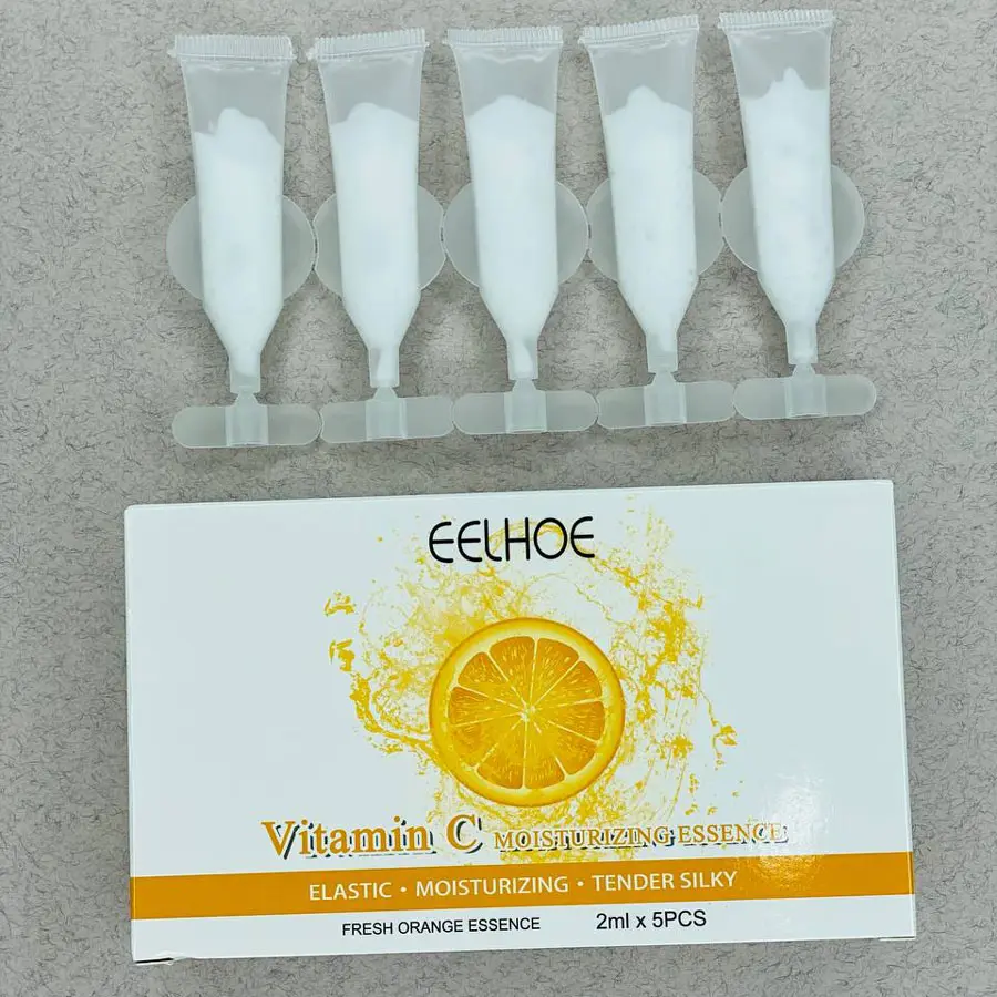 EELHOE-V-C-Tender-Essence-5pcs-Whitening-Anti-aging-Moisturizer-Face-2 کرم آمپول ضد پیری ویتامین سی ال هوای