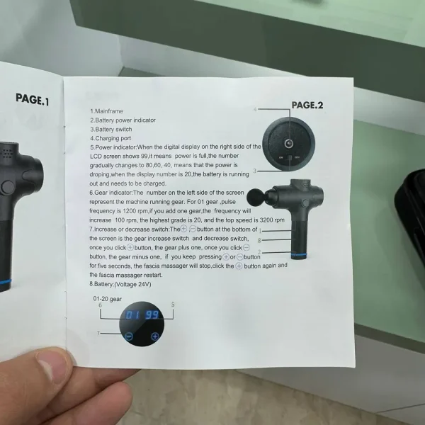 ماساژور تفنگی کلین