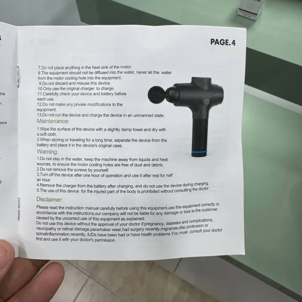 ماساژور تفنگی کلین