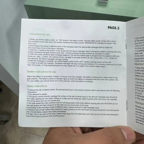 خرید ماساژور تفنگی کلین