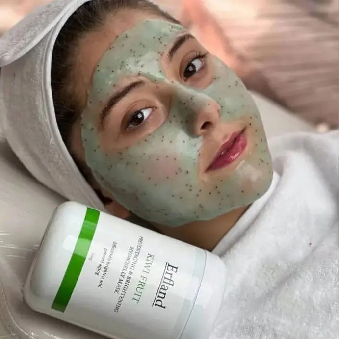 Orfland-Kiwi-Hydrojelly-Mask-500g-2 خرید ماسک هیدروژلی کیوی ارفلند