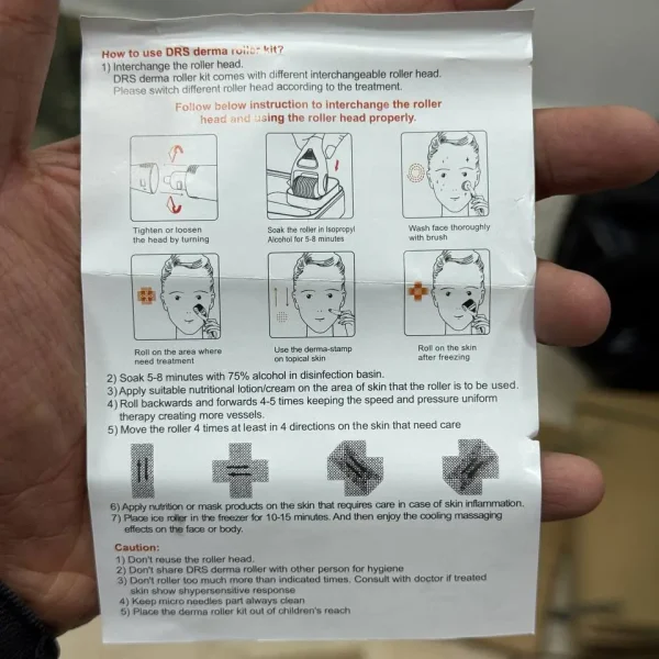 نحوه استفاده درمارولر 5 کاره مدل HD-7089