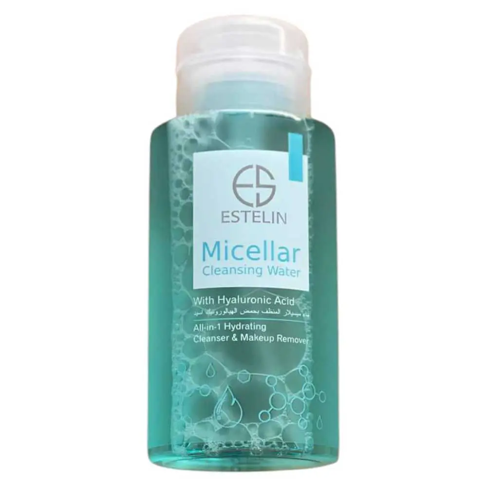 Estelin-Micellar-Cleansing-Water-–-Hyaluronic-Acid-300-ئم میسلار واتر هیالورونیک اسید استلین