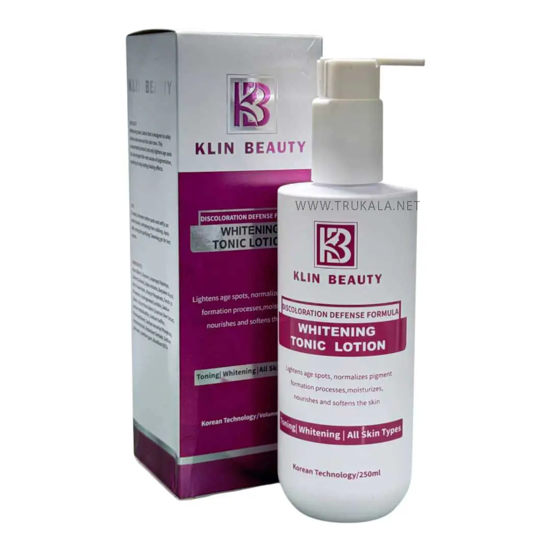 WHITENING-TONIC-LOTION-KLIN-BEAUTY-250-ML-9 تونیک ضد لک آلفا گلابرین کلین بیوتی
