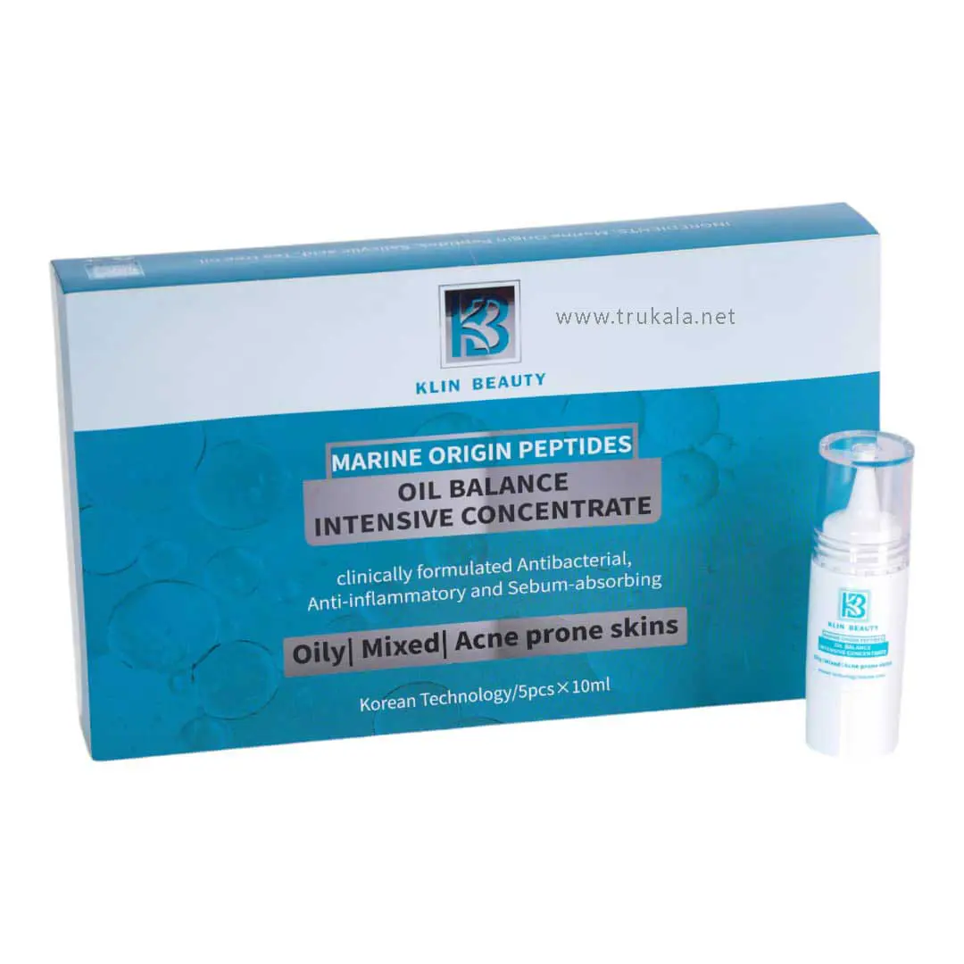 oil-balance-intensive-concentrate-klin-beauty-10-ml-3 ویال کنترل چربی کلین بیوتی