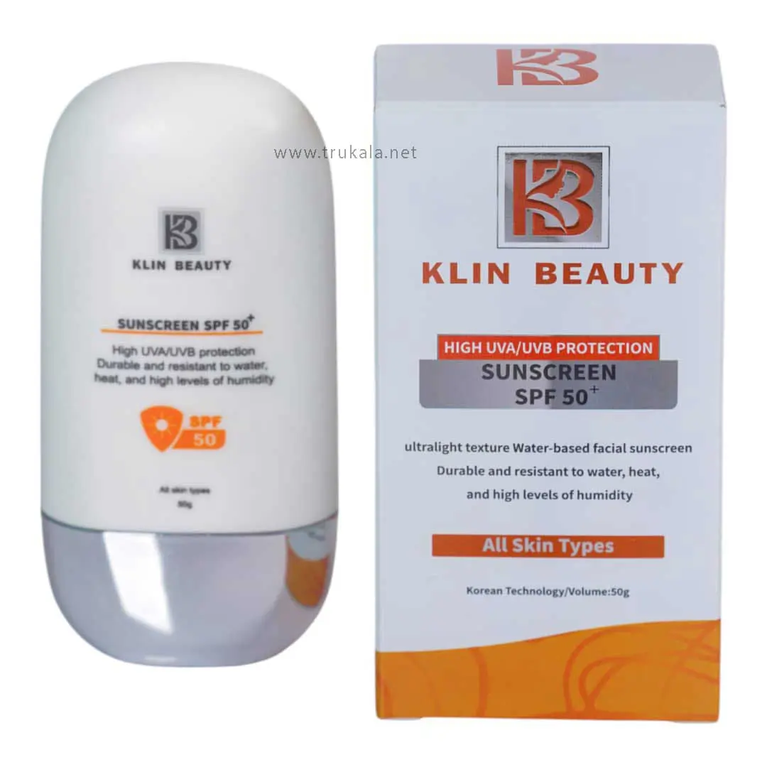 sunscreen-sof-50-uv-protection-klin-beauty-50-ml-3 ضد آفتاب انواع پوست کلین بیوتی
