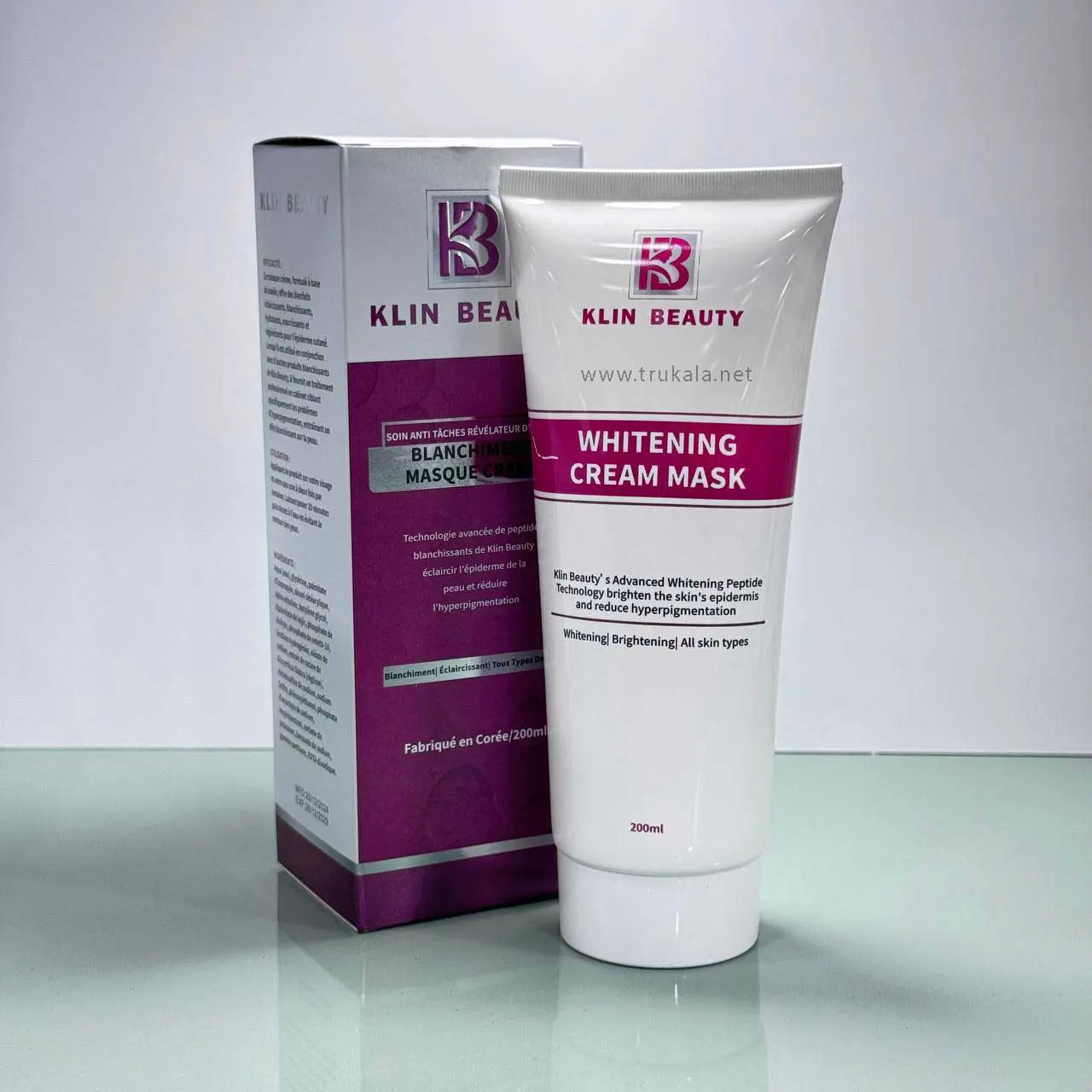 ماسک سفید کننده پپتید آربوتین کلین بیوتی