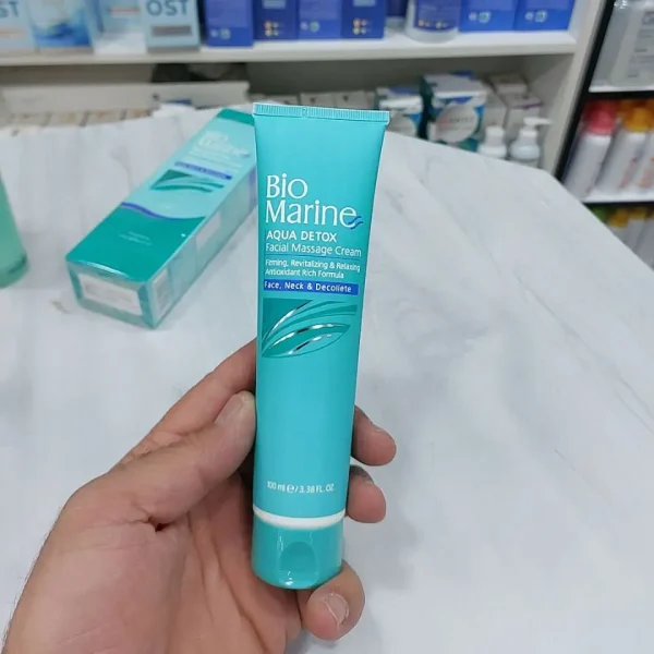کرم ماساژ صورت وگردن بایومارین