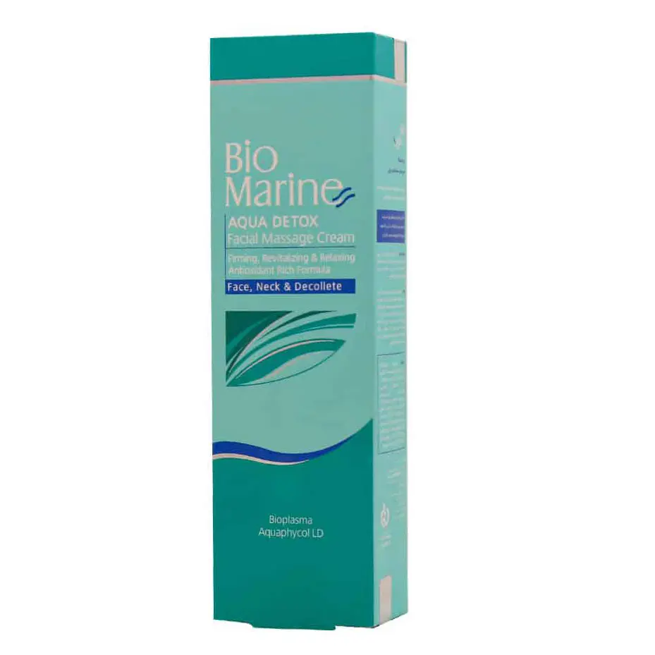 Aqua-Detox-Facial-Massage-Cream-100-ml کرم ماساژ صورت وگردن بایومارین