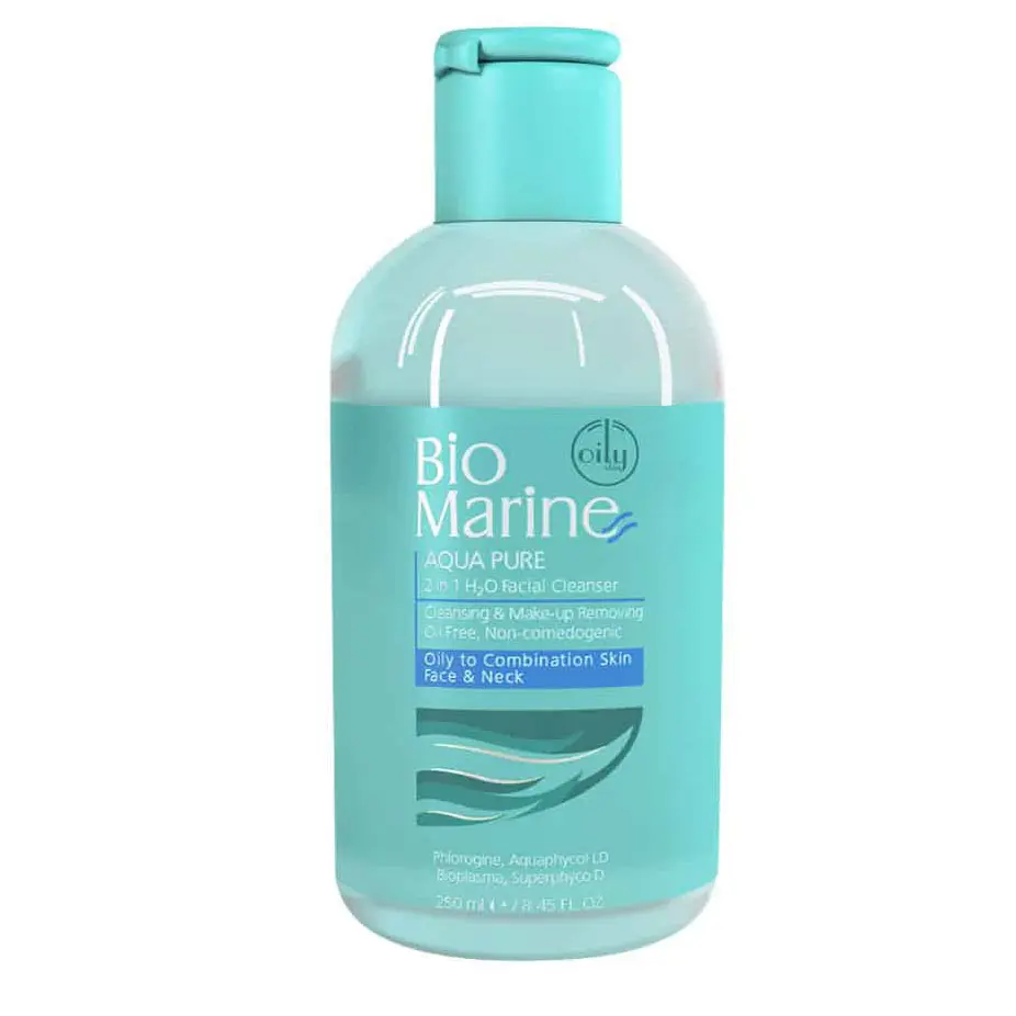 Bio-Marin-2-In-1-H2O-Facial-Cleanser-250-ml مایع پاک کننده آرایش 2 در 1 بایومارین