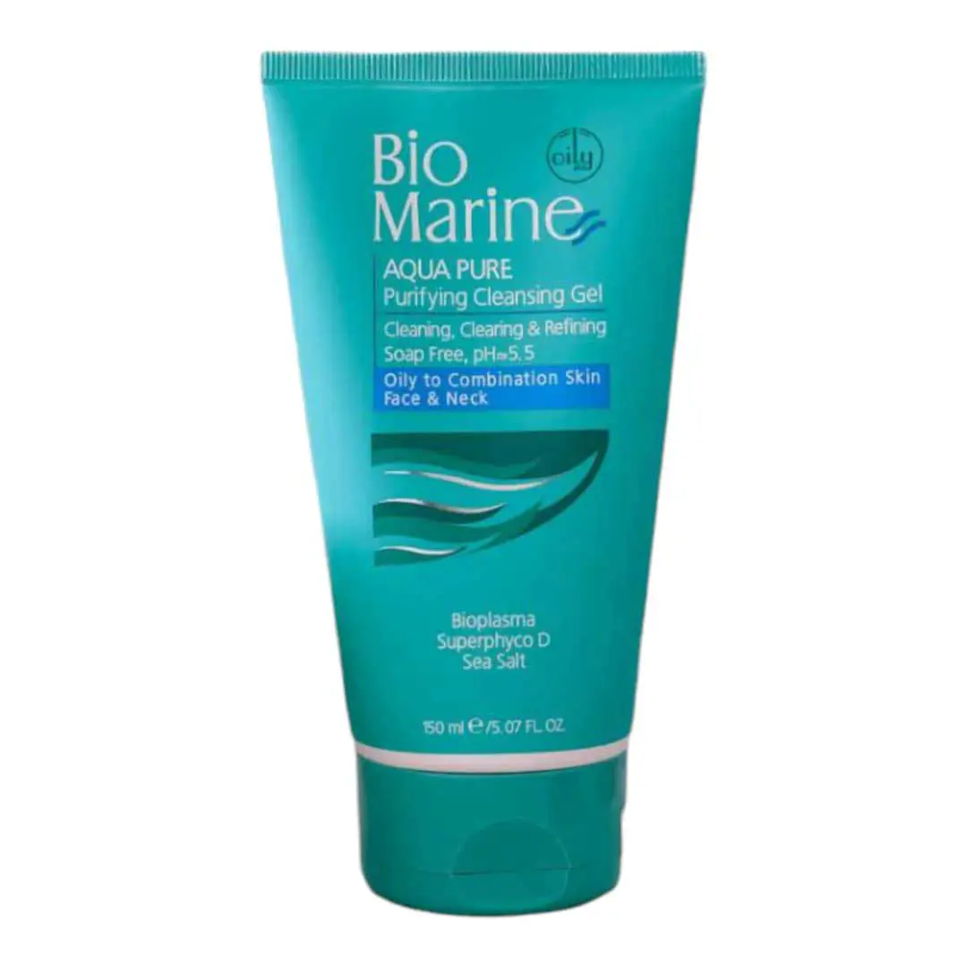 Biomarine-Face-Wash-Gel-Suitable-For-Oily-And-Acne-Prone-Skin,-Volume-150-Ml032 ژل شستشو صورت پوست چرب و مختلط بایومارین